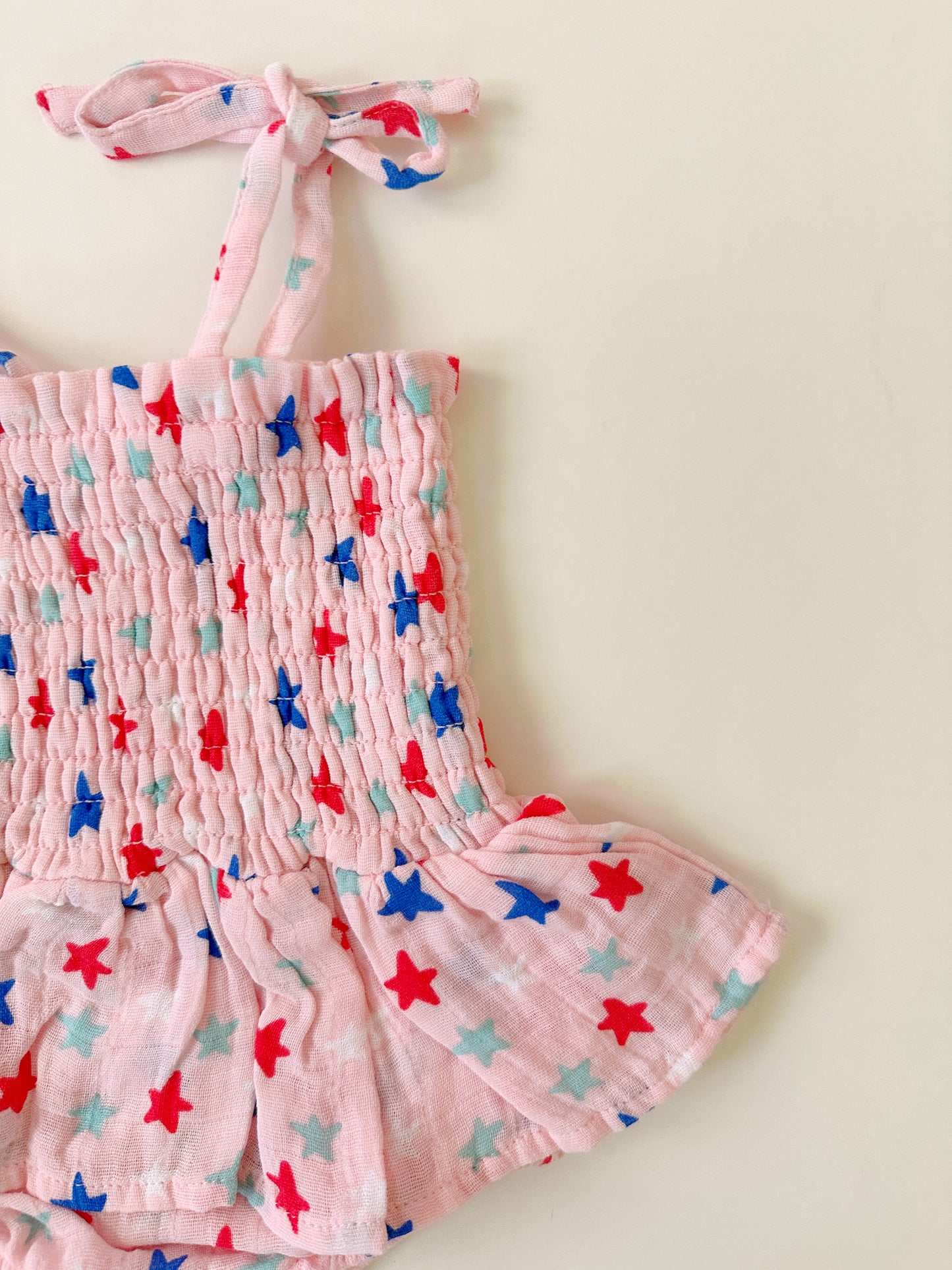 Star Spangled Muslin Bubble Skirt