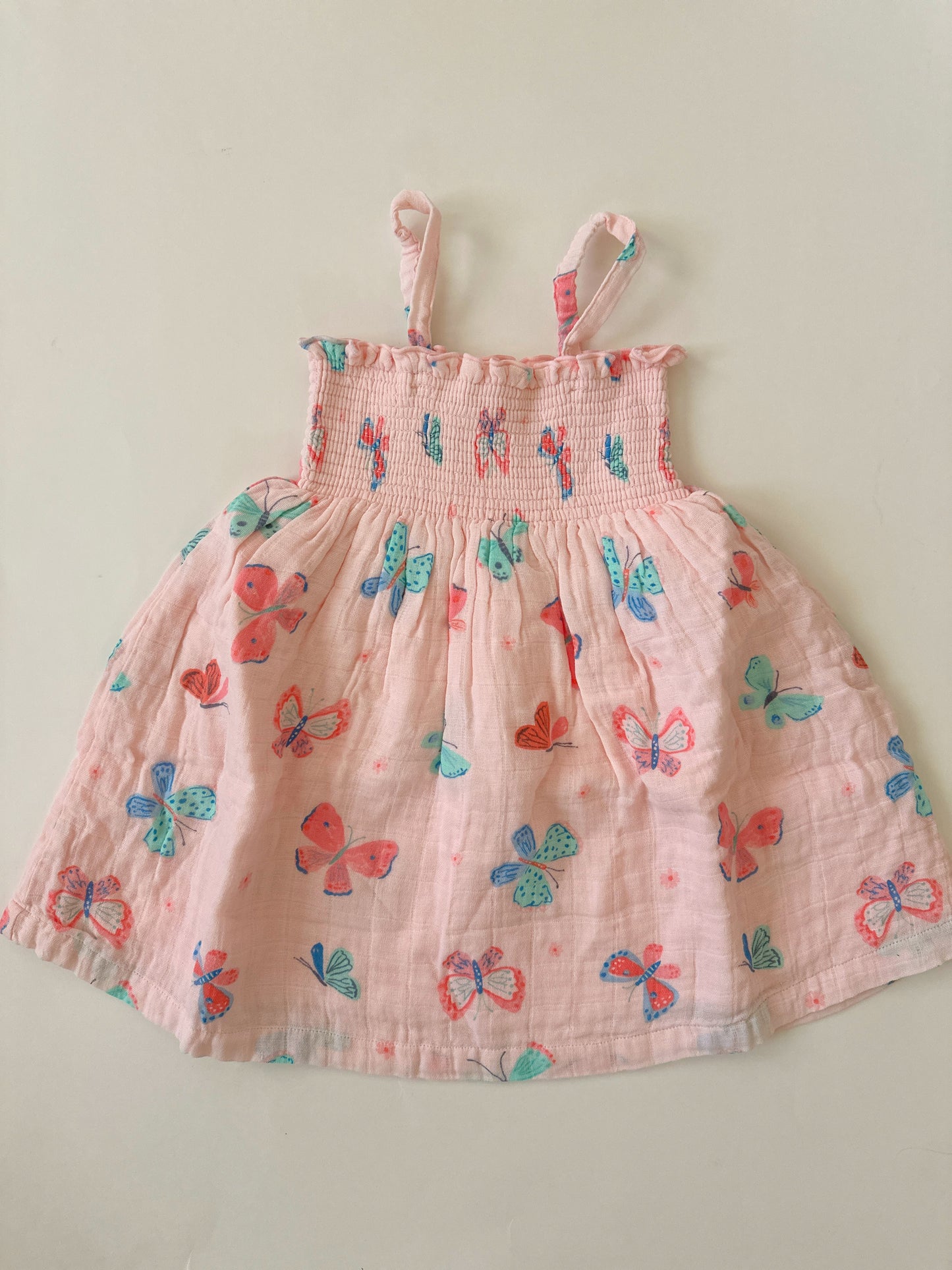 Butterfly Muslin Dress