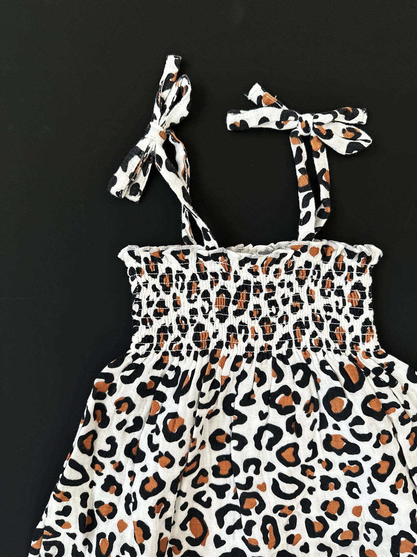Leopard Muslin Jumpsuit