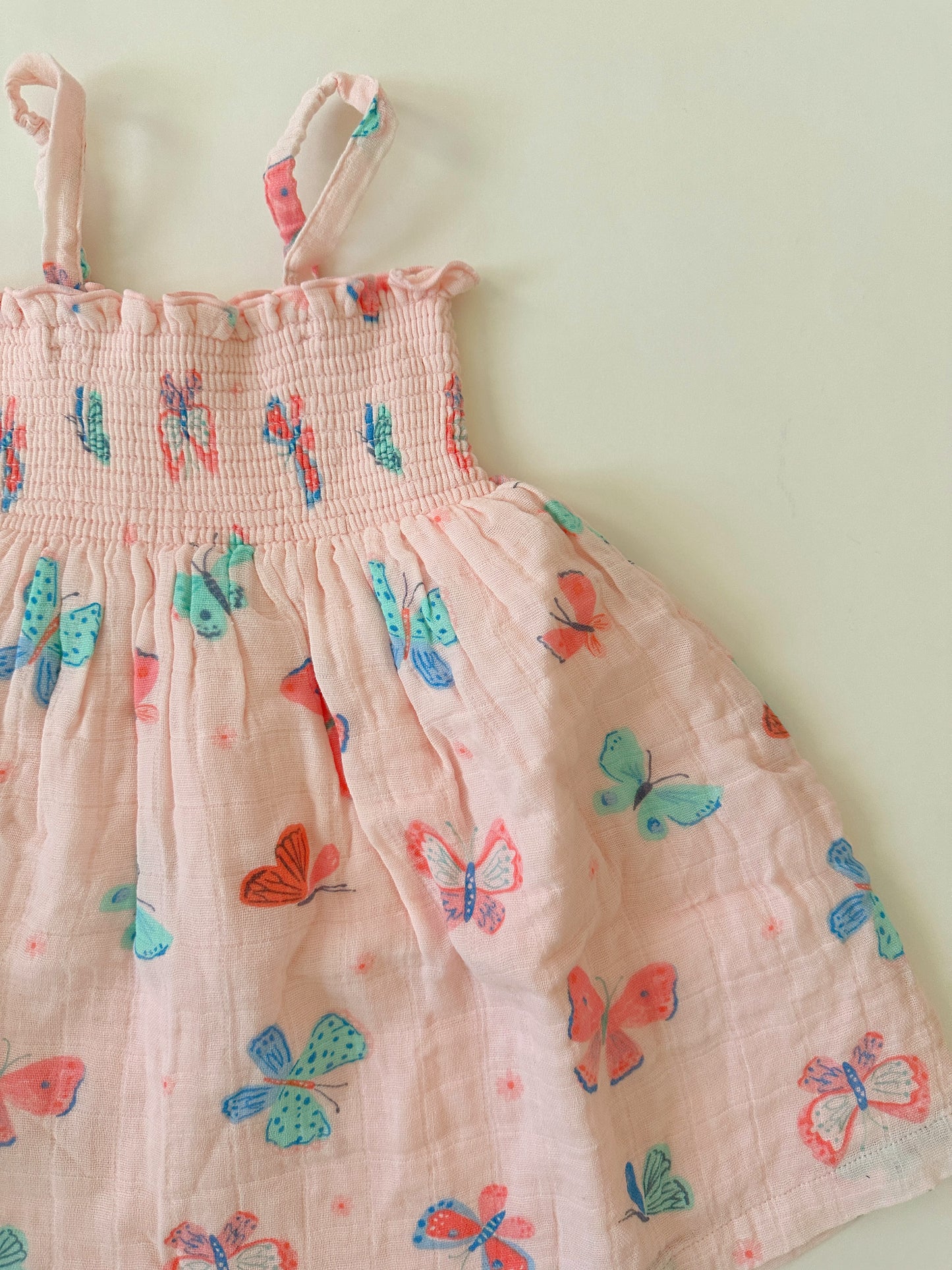 Butterfly Muslin Dress
