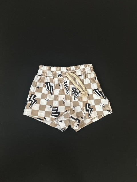 Checkered Bolts Short Set