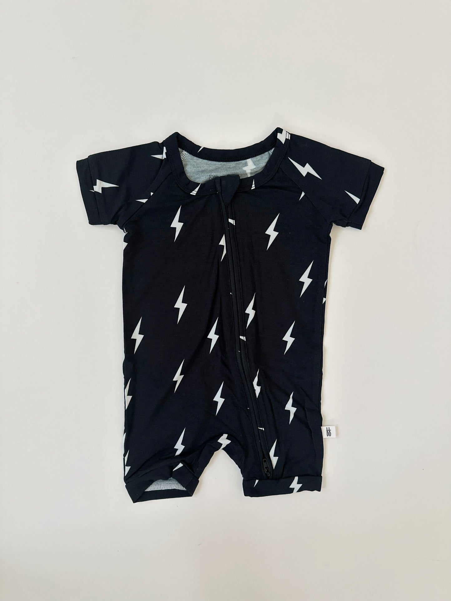 Black Bolt Shorty Bamboo Zippy