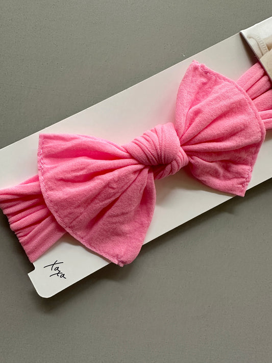 Hot Pink Nylon Headband