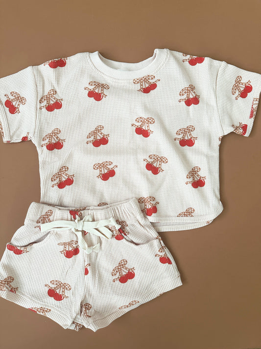 Cherry Waffle Set