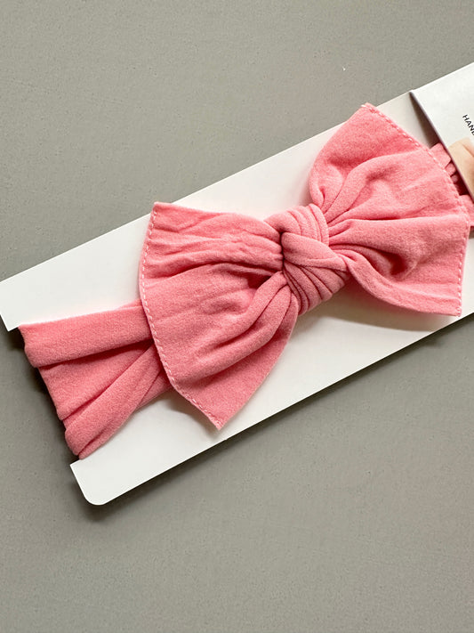 Bubble Gum Pink Nylon Headband